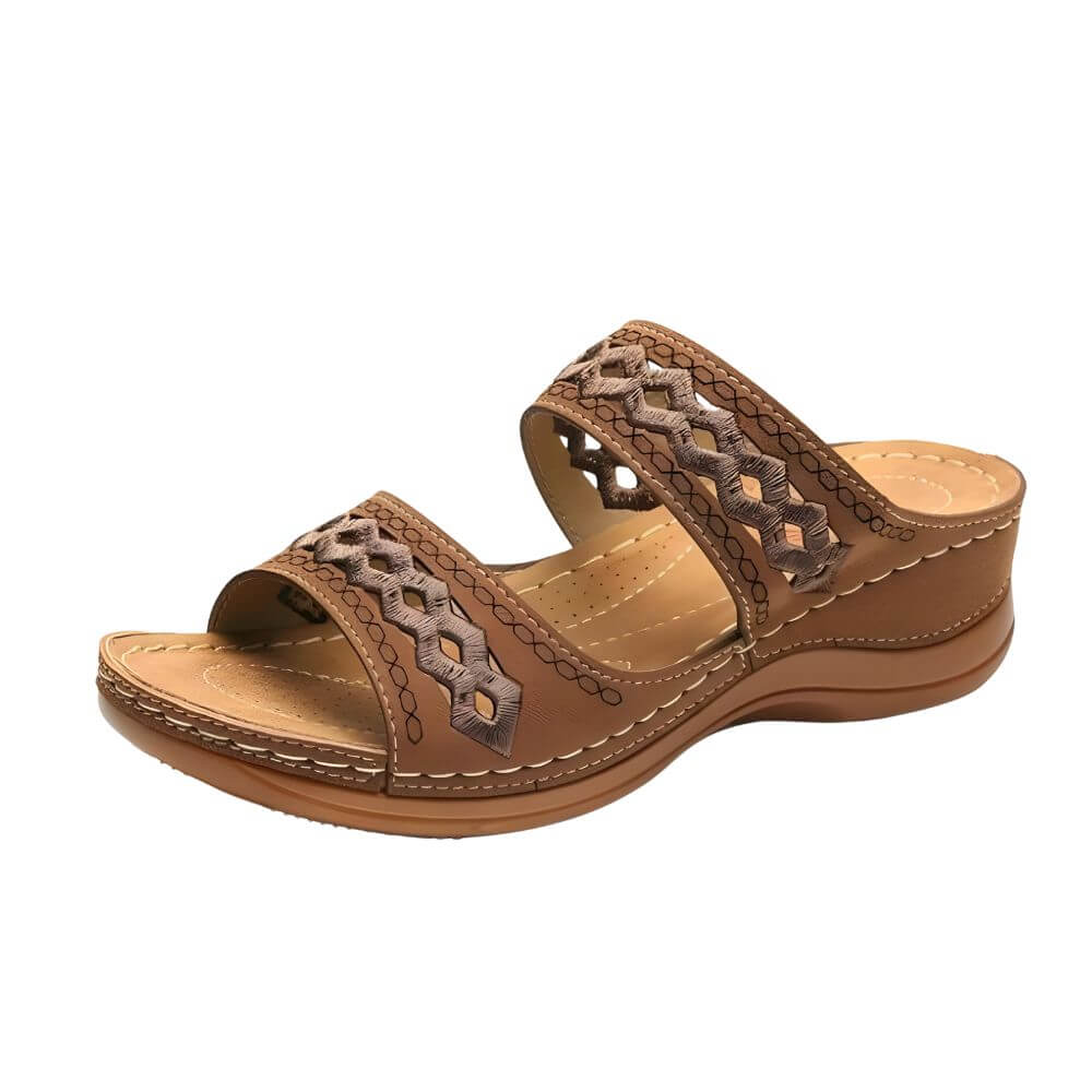 Casual kile-sandaler med komfort og støtte