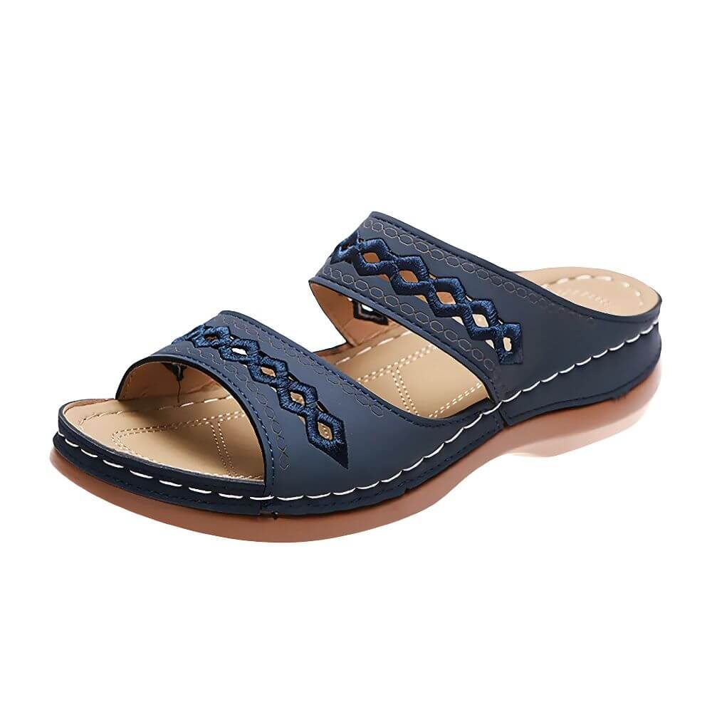Casual kile-sandaler med komfort og støtte