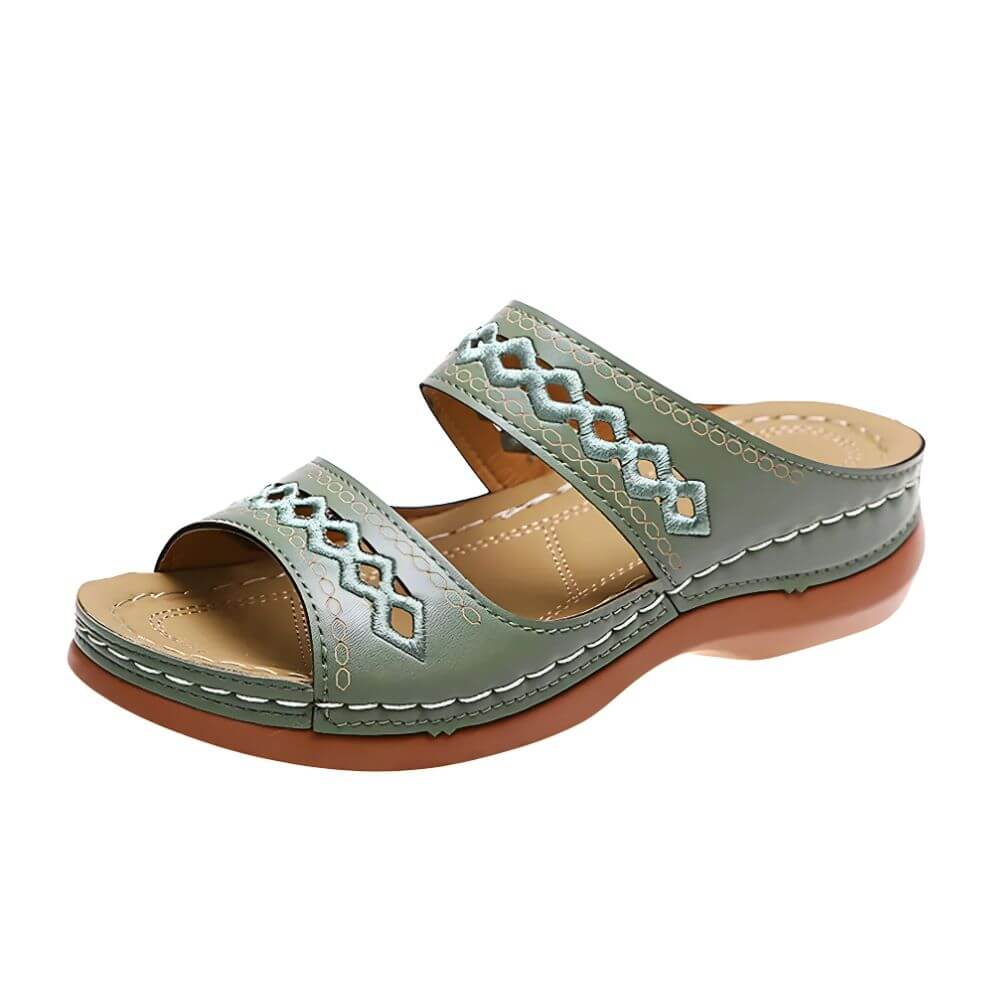 Casual kile-sandaler med komfort og støtte
