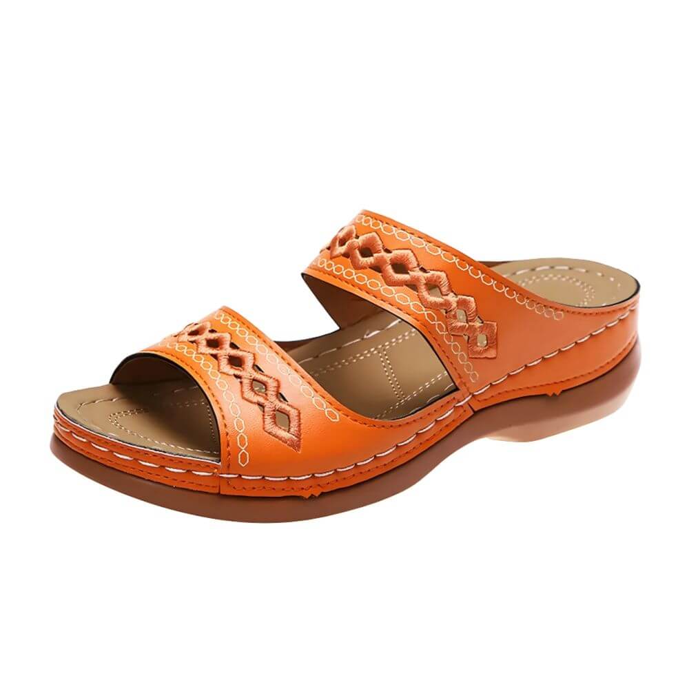 Casual kile-sandaler med komfort og støtte