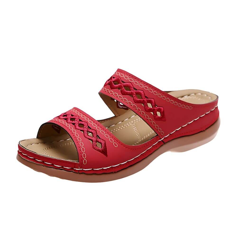 Casual kile-sandaler med komfort og støtte