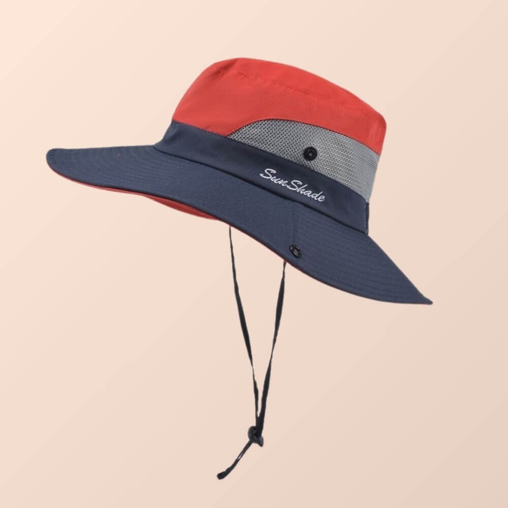 Solhatt dame bredbremmet – sommerhatt med UV-beskyttelse