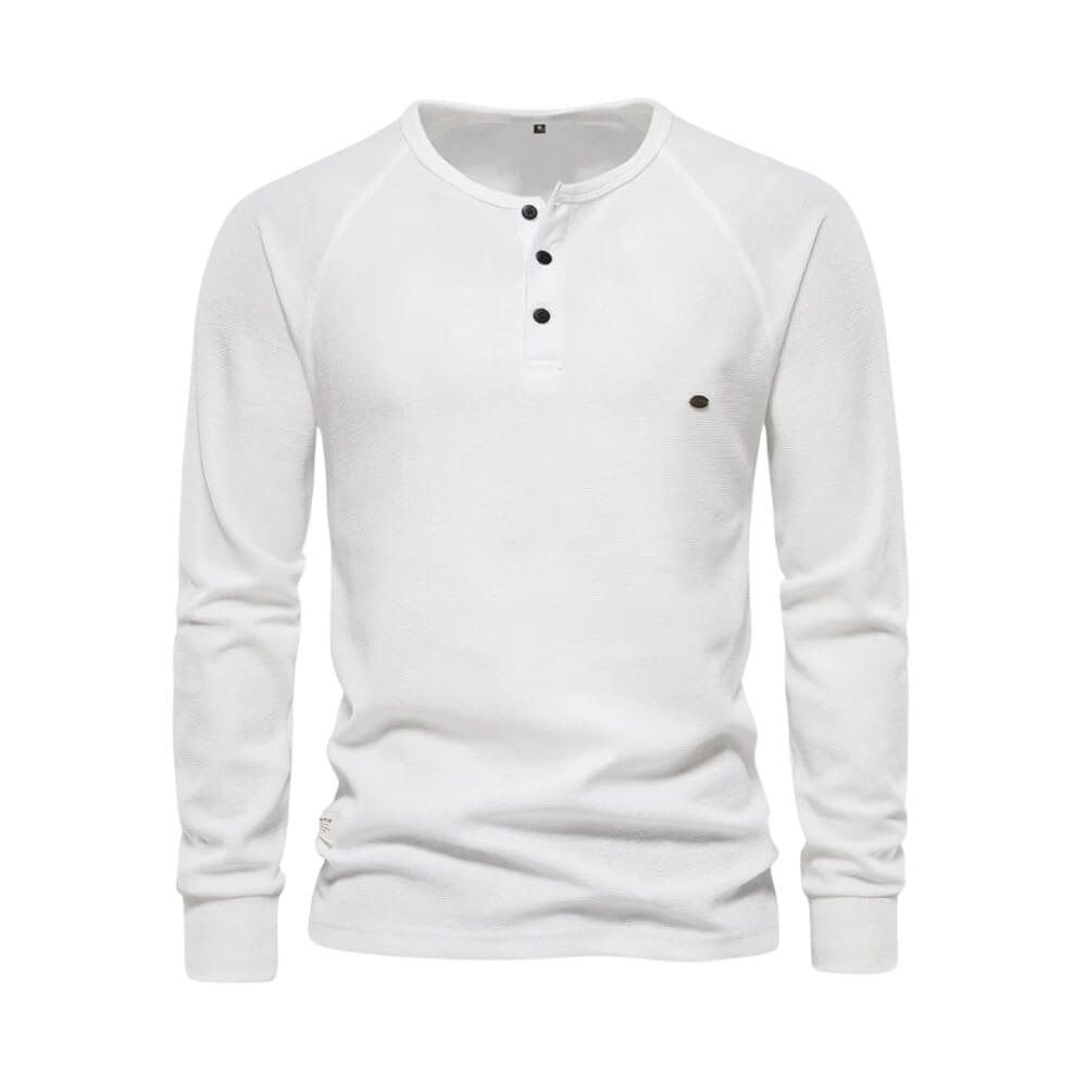 Skjorter Herre Elegante Casual – Stilren Skjorte med Lange Ermer