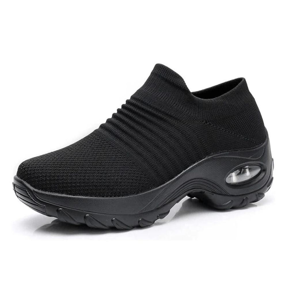 Komfortable slip-on sko med dempet såle – enkel å ta på