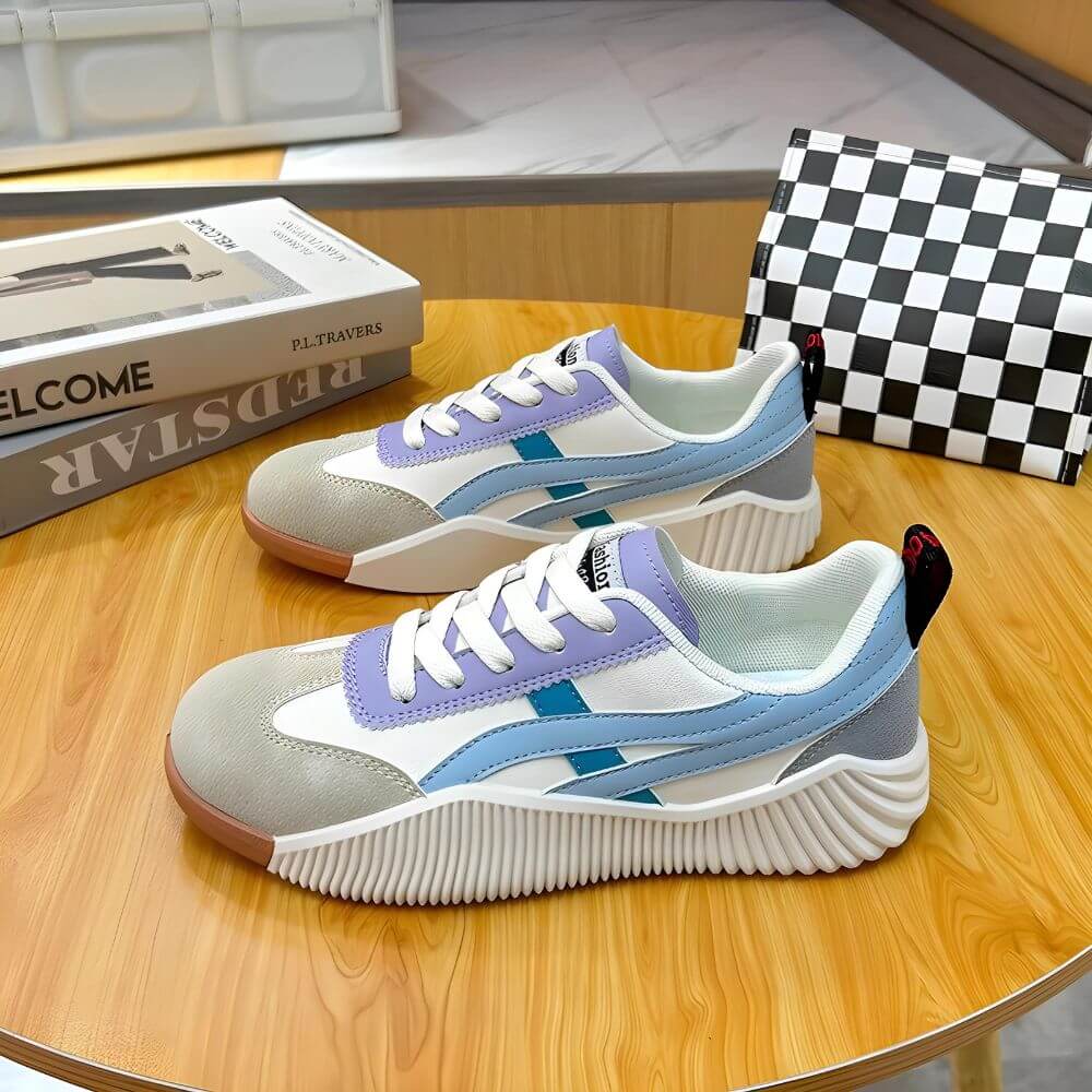 Komfortable sneakers med fleksibel passform og støttende såle