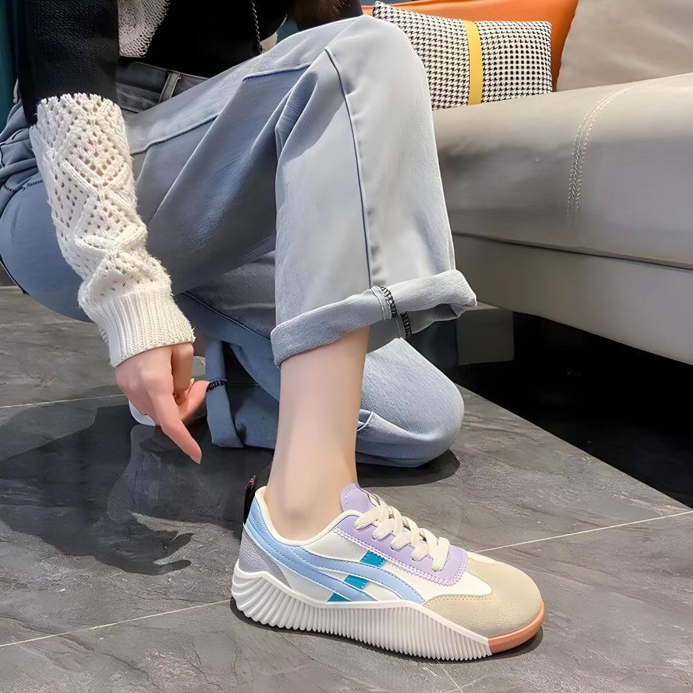 Komfortable sneakers med fleksibel passform og støttende såle