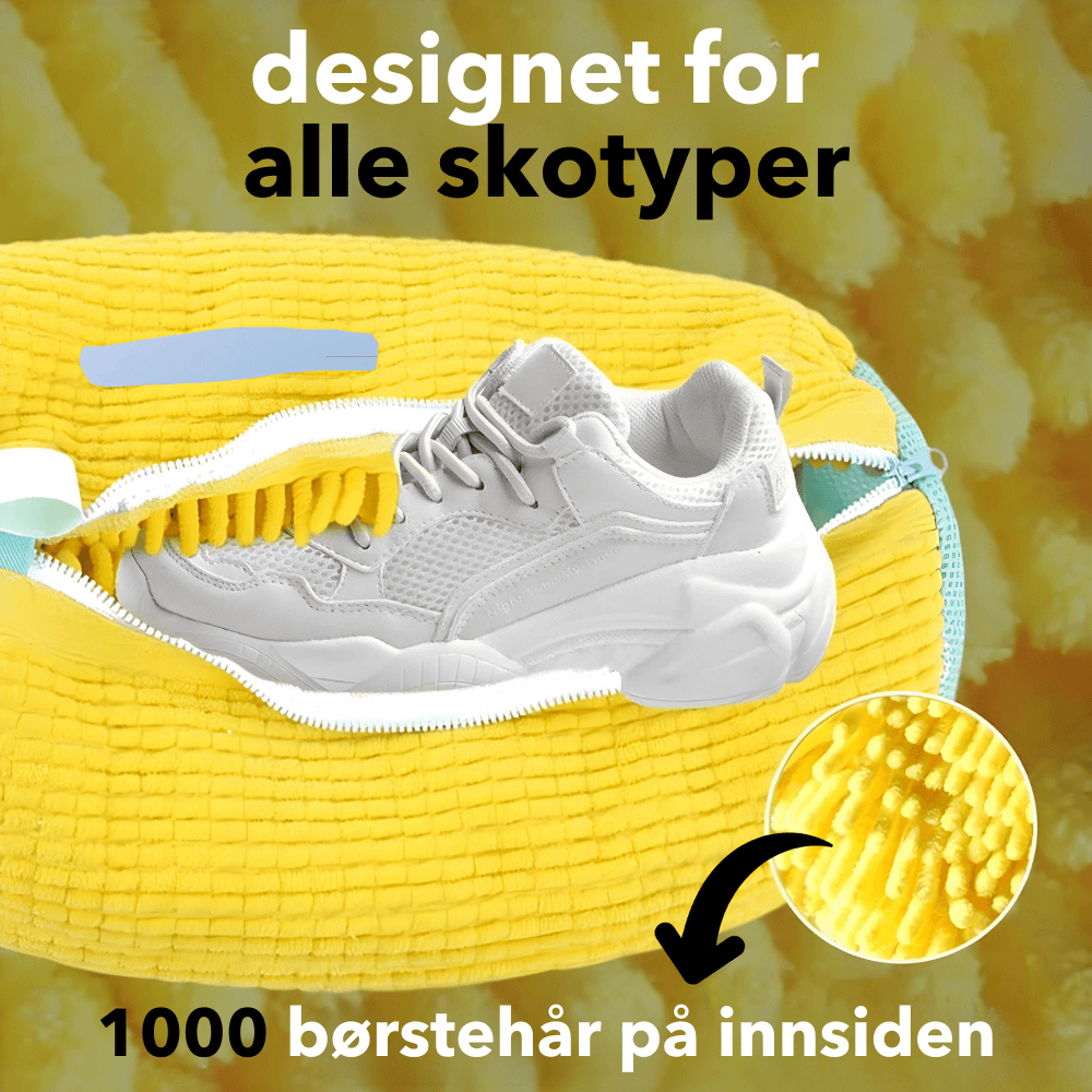 Vaskepose for sko – beskytter skoene i vaskemaskin