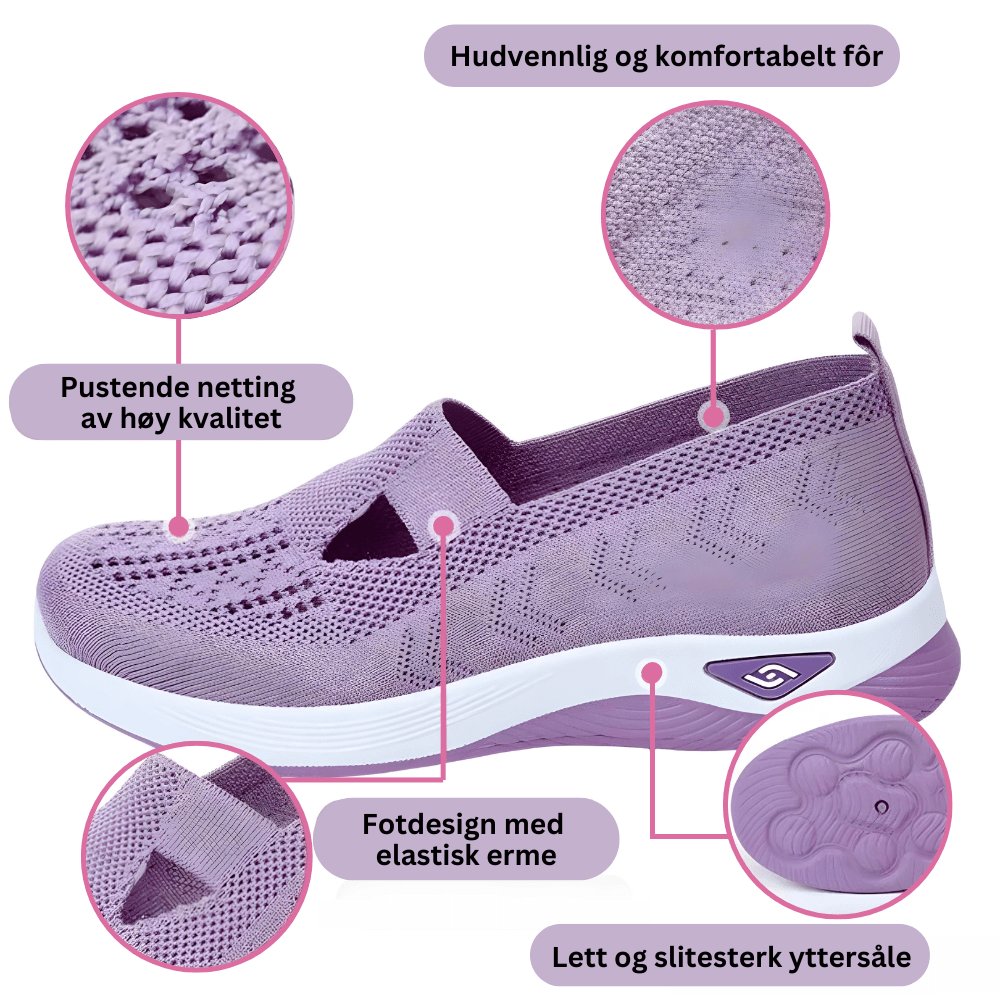 Komfortable Slip-ons for Stødig Bevegelse